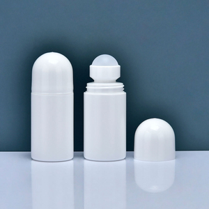 Luxuri&ouml;ser, leerer, runder 50-ml-&Ouml;lroller aus Kunststoff, Deodorant-Beh&auml;lter, Verpackung, Roll-on-Deodorant-Flasche