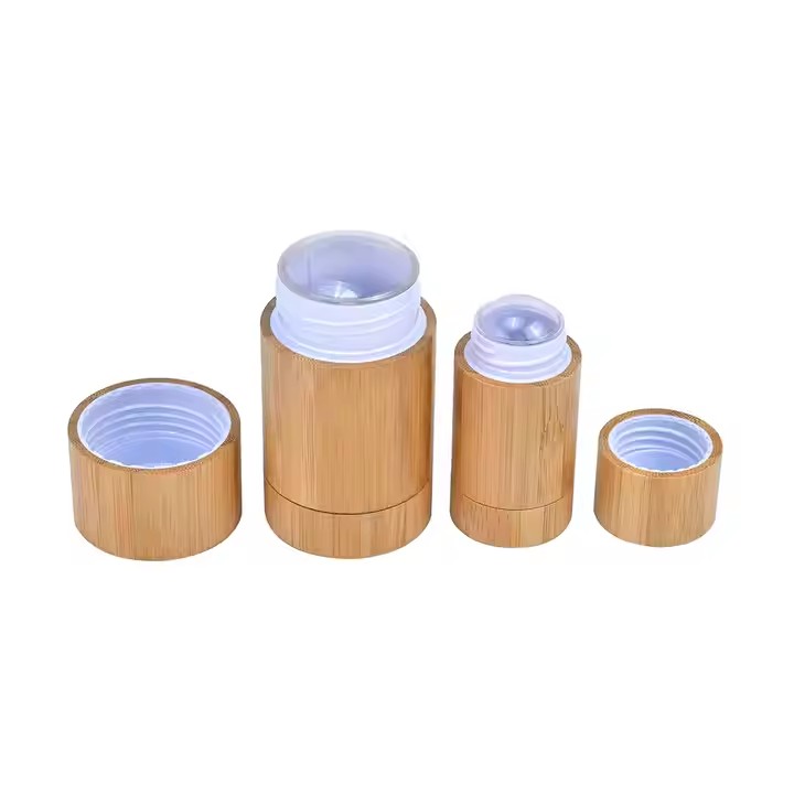 Yuvarlak Twist up Salve Bambu Deodorant T&uuml;p&uuml;