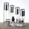 Glas-Hautpflegelotion-Serum-Pumpflaschen