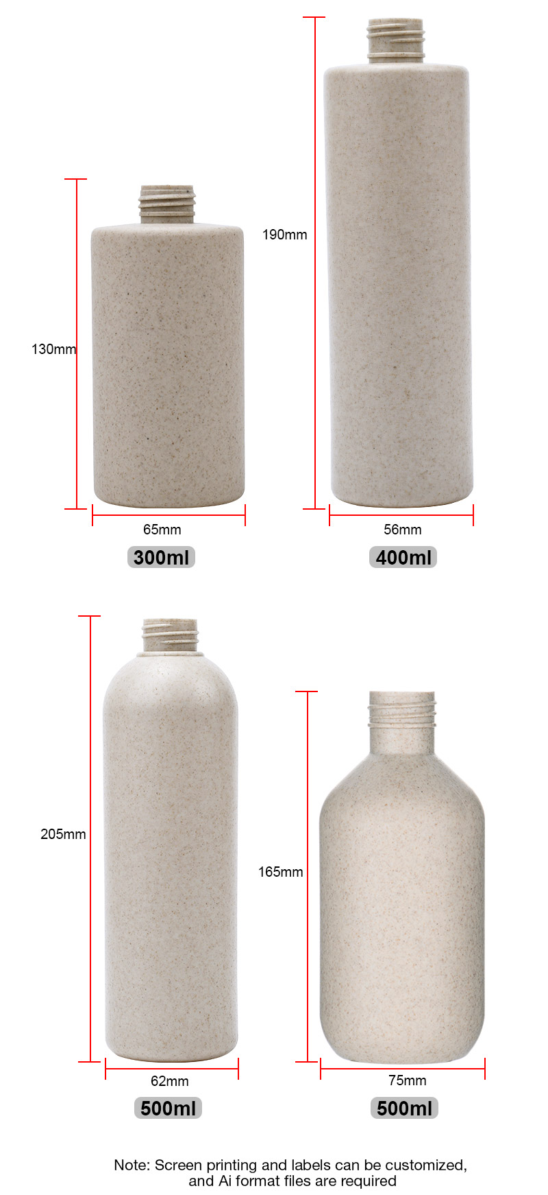 Botella de bomba de pl&aacute;stico de champ&uacute;