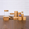 Conteneurs cosm&eacute;tiques personnalis&eacute;s &eacute;cologiques 5 ml 50 ml 150 ml 250 ml Conteneurs cosm&eacute;tiques Lotion pour le corps Huile Gommage corporel Pot de stockage en bambou