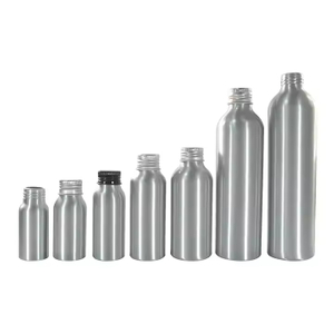 bouteille en aluminium avec bouchon &agrave; vis en aluminium