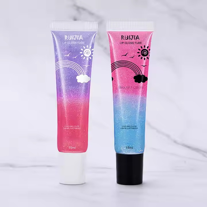 Lege Lipgloss Tubes 10 ml Helder Hervulbare Knijp Tubes voor Lipgloss Lippenbalsem Lotion Meer Reizen Toiletartikelen