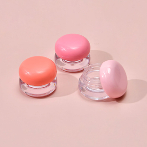 Venta al por mayor de 5g de pl&aacute;stico para mascarilla para dormir, tarro para b&aacute;lsamo labial, mascarilla, colorete, tarro de crema cosm&eacute;tica para embalaje de cuidado de la piel
