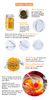 Glazen Opslag Mason Jar 500 ml 750 ml 1000 ml 1500 ml Cookie Pickles Keuken Voedsel Opslag Glazen Pot met Clip Deksel