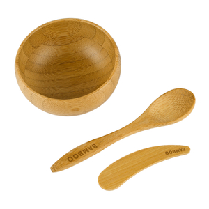 Bambu Yüzü Facicl Bowl kaşıkla