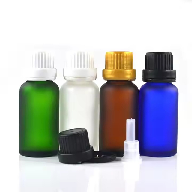 Botella de vidrio de tapa a prueba de manipulaciones