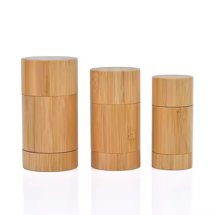 Yuvarlak Twist up Salve Bambu Deodorant T&uuml;p&uuml;