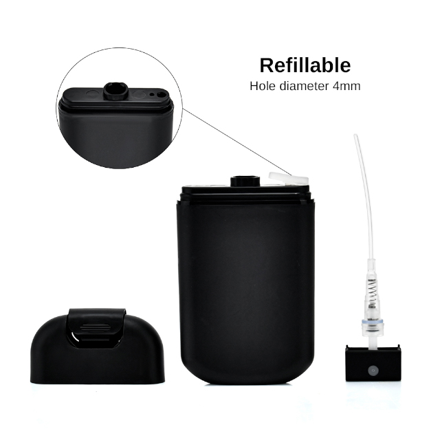 플라스틱 검정 20Ml 리필 향수병 신용 카드 분무기 스프레이 병