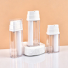 Double Tube vide 2 en 1, Double chambre, cr&egrave;me pour le visage, cr&egrave;me pour les yeux, s&eacute;rum, cosm&eacute;tique, Lotion sans air, bouteilles &agrave; pompe, offre sp&eacute;ciale