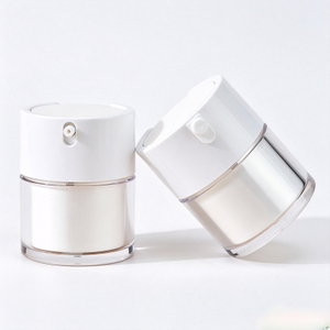 Envase cosm&eacute;tico, 30g, 50g, crema de suero de t&oacute;ner hidratante diario, crema para el cuidado de la piel, contenedor de loci&oacute;n de viaje, tarro con bomba sin aire de belleza