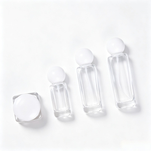 Chai thủy tinh mờ c&oacute; thể đổ lại rỗng Chai kem dưỡng da mỹ phẩm 100ml 120ml 150ml Chai bơm thủy tinh cho chất lỏng nhũ tương