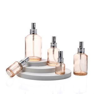 L&uuml;ks Eğik Cam Kavanoz 15ml-200ml Kozmetik &Uuml;r&uuml;nler i&ccedil;in Aralığı Y&uuml;z Kremi Toner Esans Losyon Şişeleri