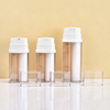 Double Tube vide 2 en 1, Double chambre, cr&egrave;me pour le visage, cr&egrave;me pour les yeux, s&eacute;rum, cosm&eacute;tique, Lotion sans air, bouteilles &agrave; pompe, offre sp&eacute;ciale