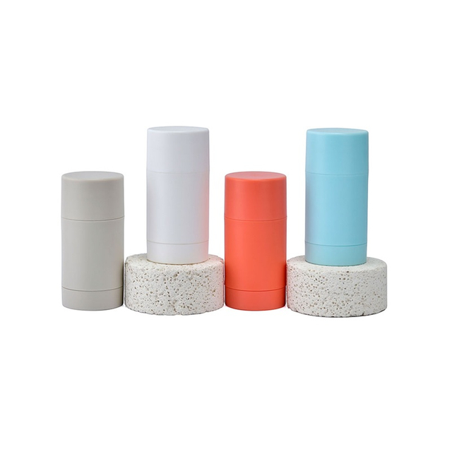Auf Lager, Private Label, 15 g, 30 g, 50 g, 75 g, leerer Deodorant-Stick-Beh&auml;lter, runde Twist-up-Stick-Lippenbalsam-Flasche, Deodorant-Stick-R&ouml;hre