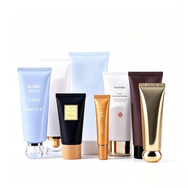 การพิมพ์ที่กำหนดเองโลโก้หลอดพลาสติกเครื่องสำอาง 30ml 50ml 100ml 200ml ครีมทามือครีมกันแดดหลอดบีบนุ่ม